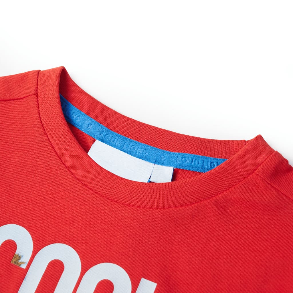 T-shirt enfant rouge 140