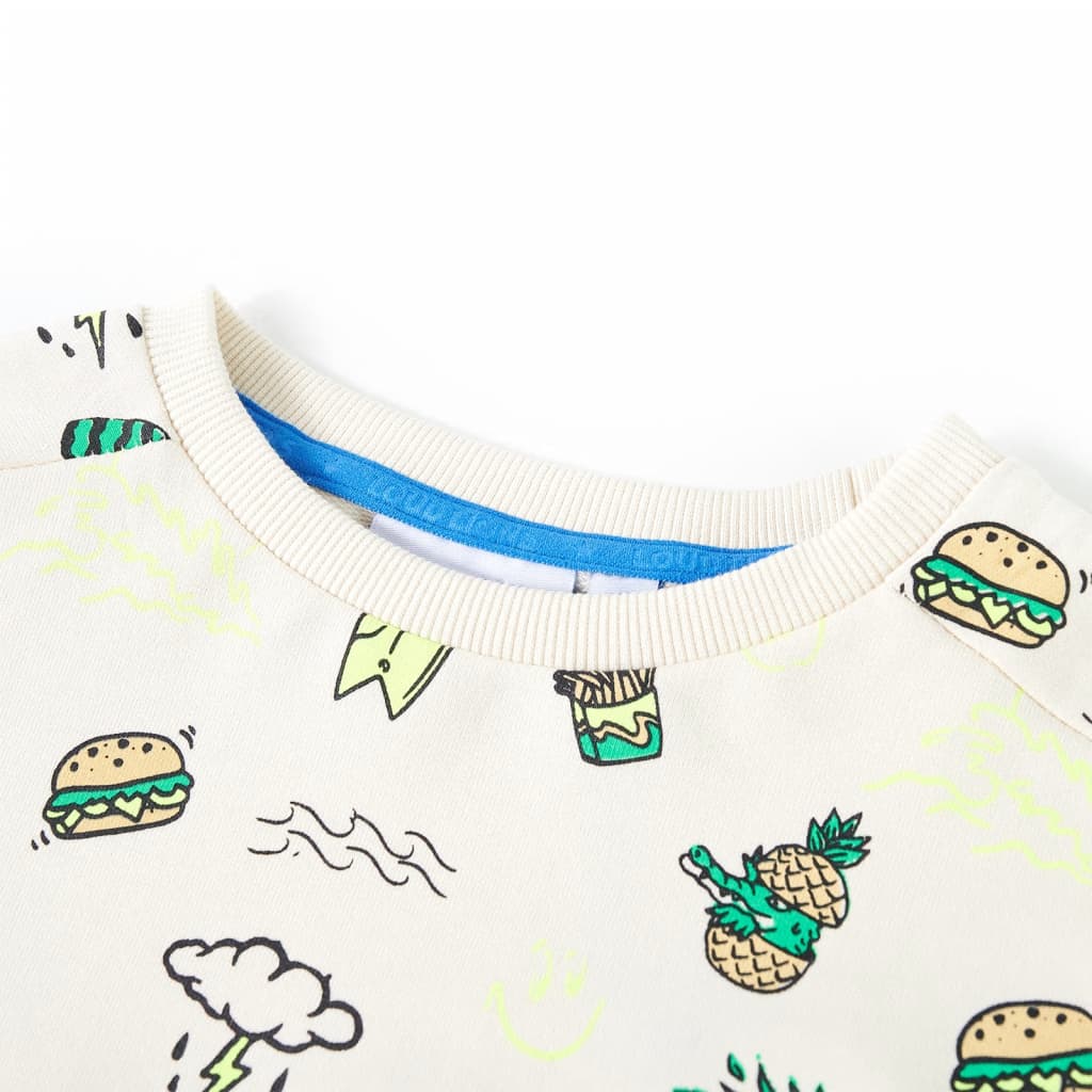 Kids' Sweatshirt Light Ecru 128