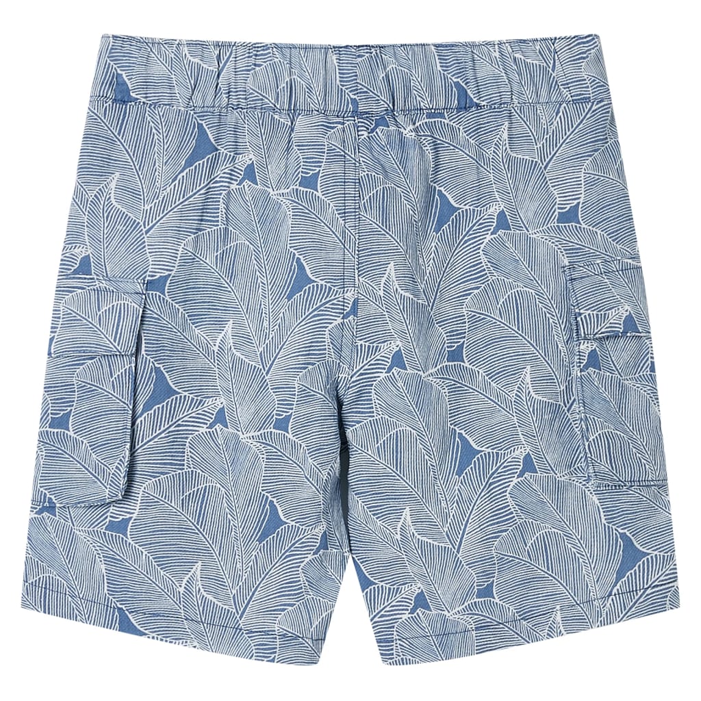 Shorts enfant à cordon Bleu marine 104