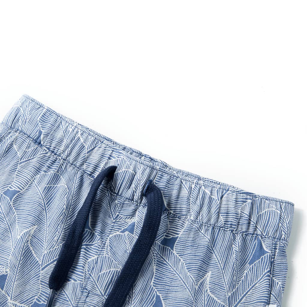 Shorts enfant à cordon Bleu marine 104