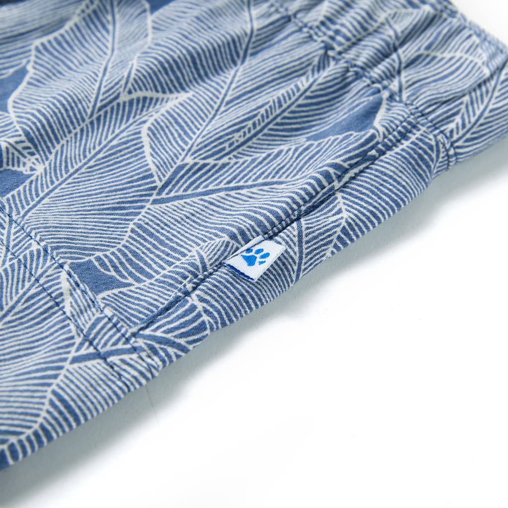 Shorts enfant à cordon Bleu marine 104