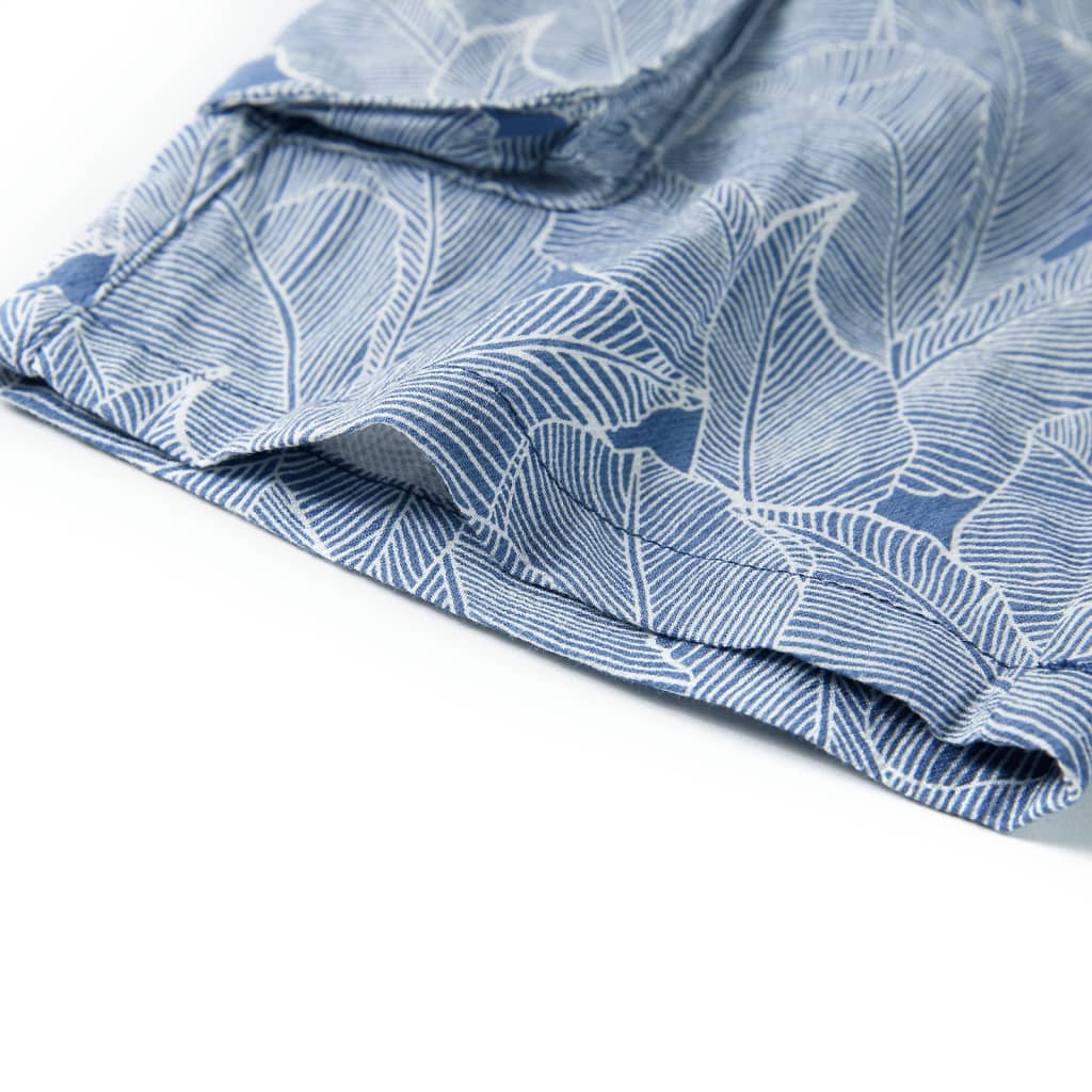 Shorts enfant à cordon Bleu marine 104