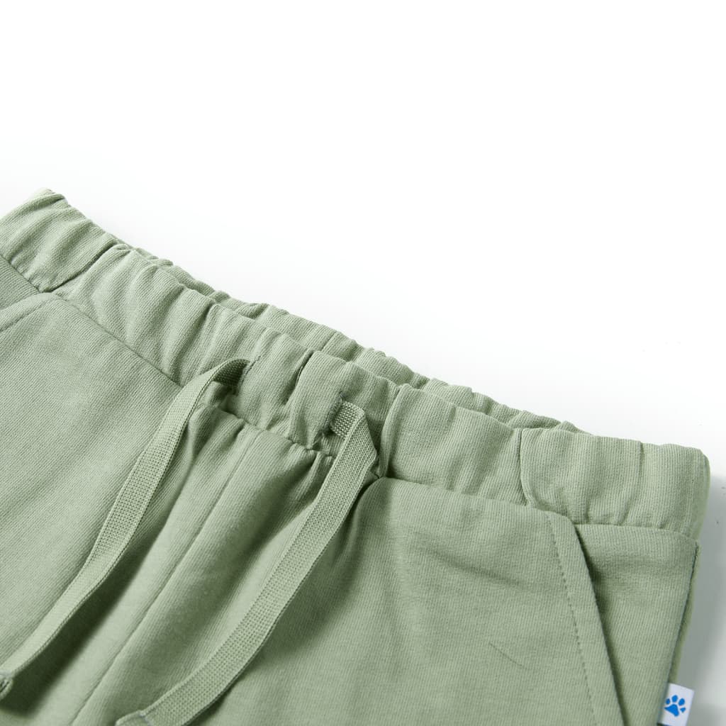 Short enfant à cordon Kaki clair 92
