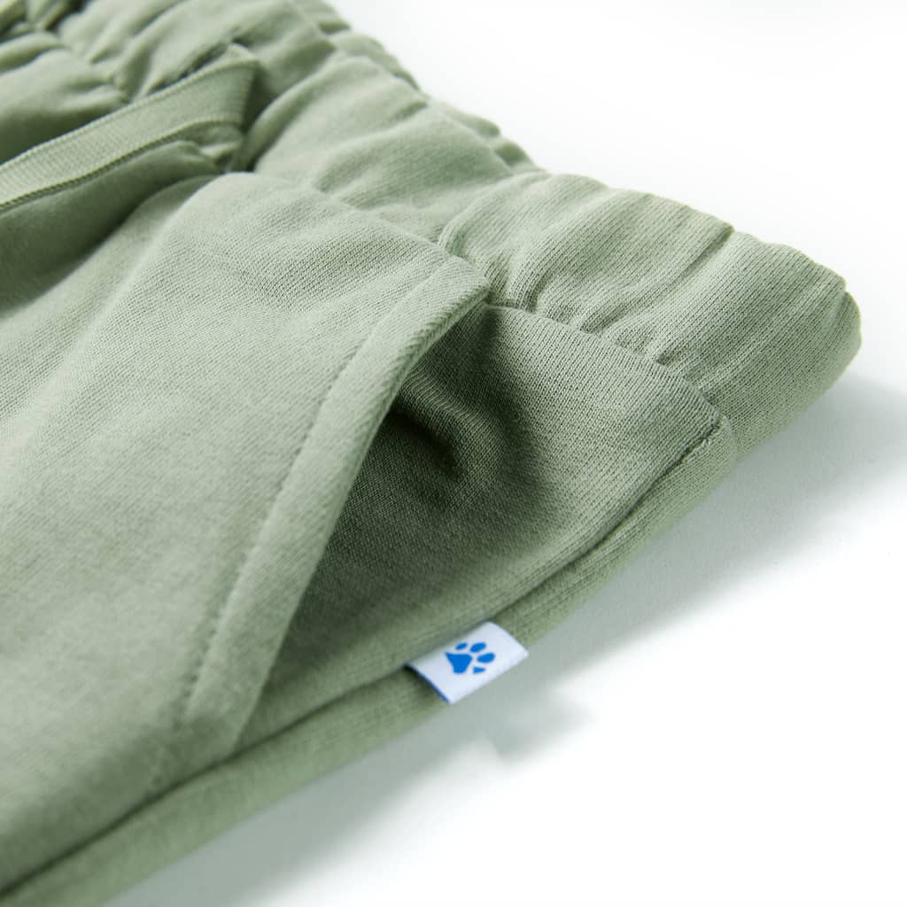 Short enfant à cordon Kaki clair 92