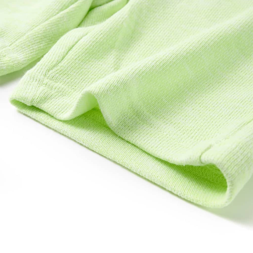 Kids' Shorts with Drawstring Neon Yellow 140