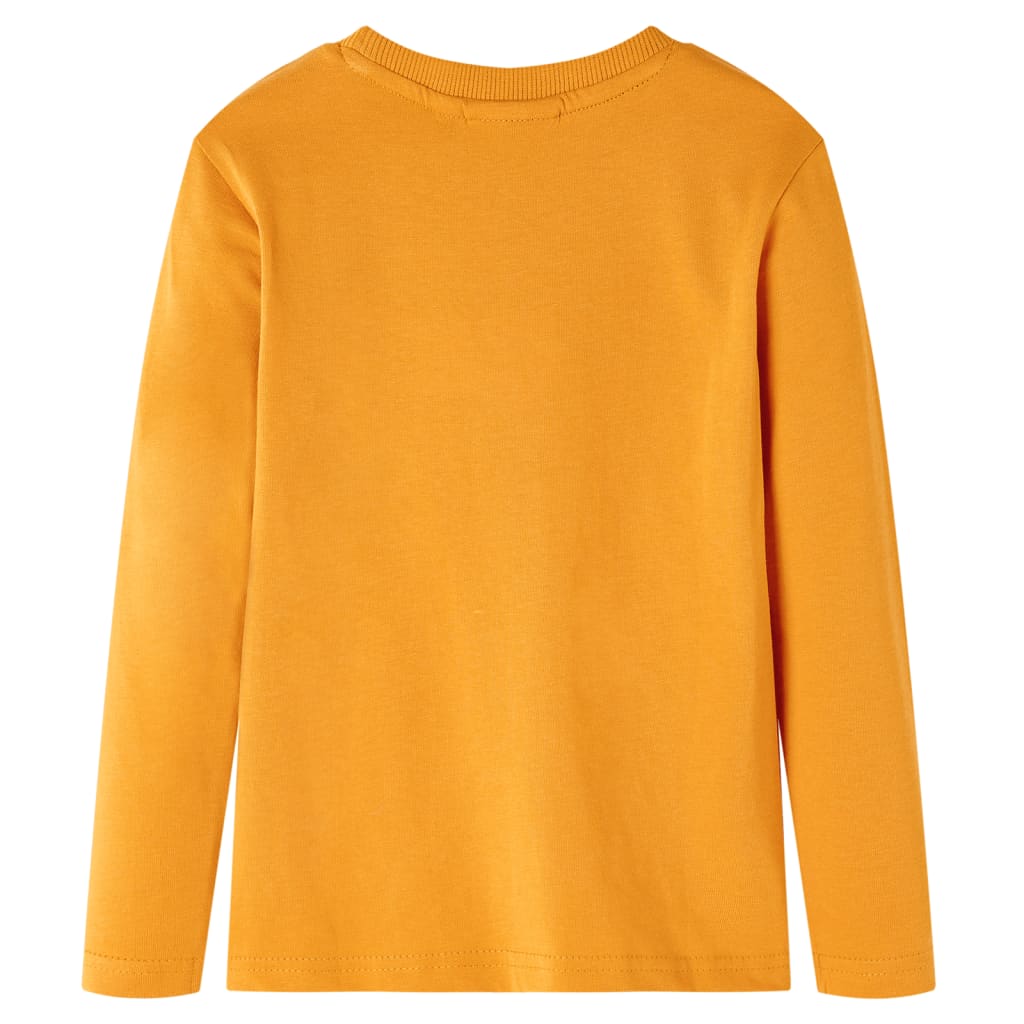 Kids' Long-Sleeve Shirt Ochre 104