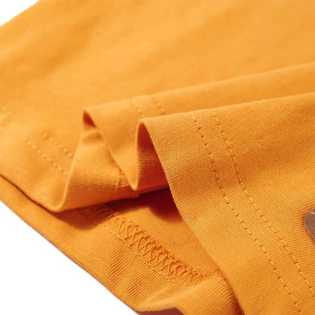 Kids' Long-Sleeve Shirt Ochre 104