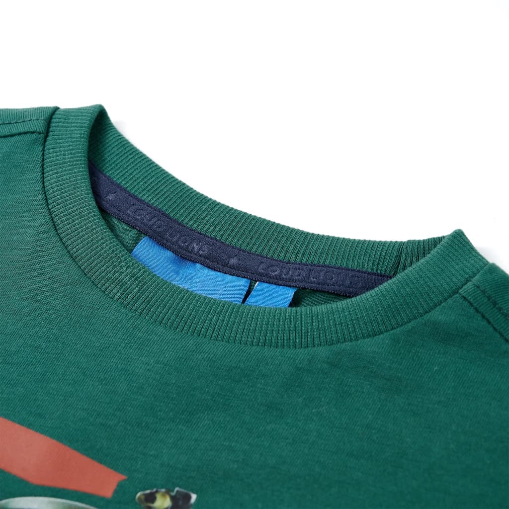 Kids' Long-Sleeve Shirt Green 92