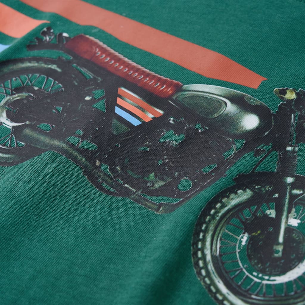 Kids' Long-Sleeve Shirt Green 92