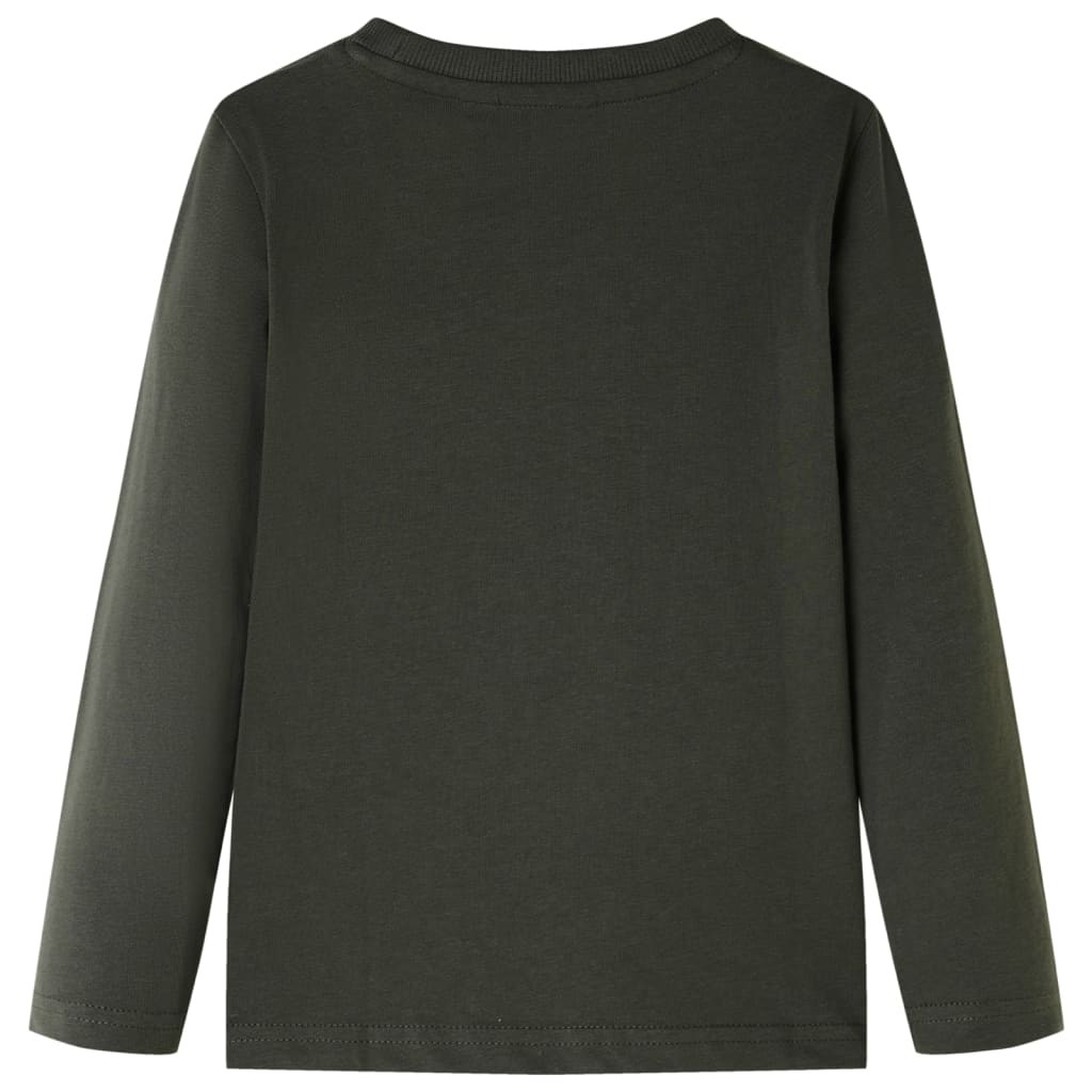 T-shirt manches longues enfant kaki 128