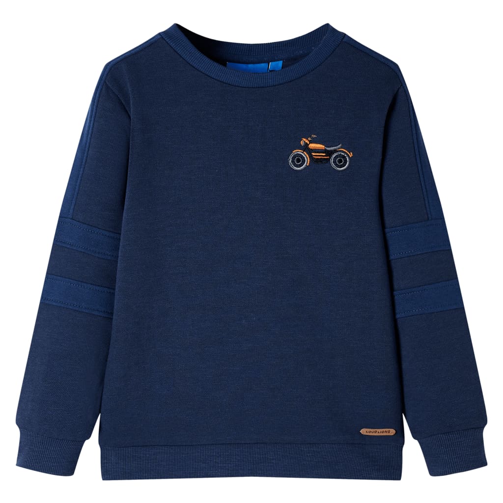 Sweatshirt enfant Marine chiné 104