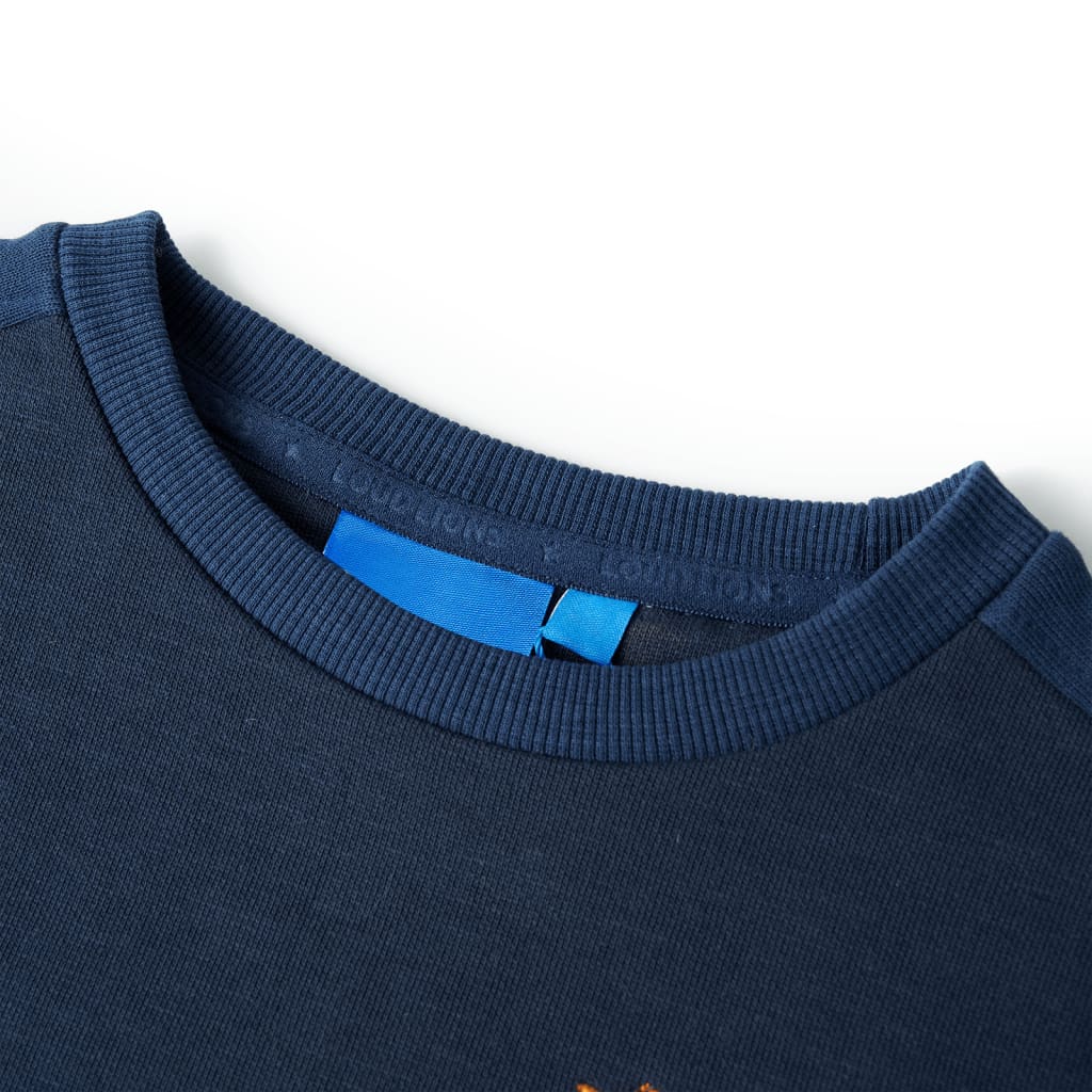 Sweatshirt enfant Marine chiné 104