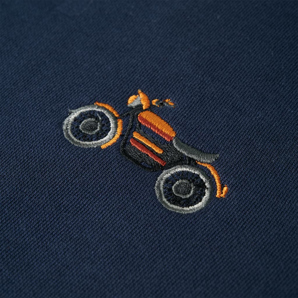 Sweatshirt enfant Marine chiné 104