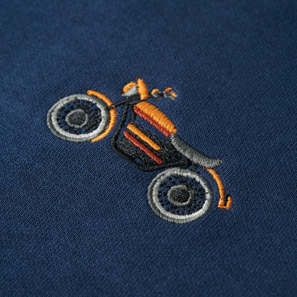 Sweat-shirt enfant bleu indigo 92