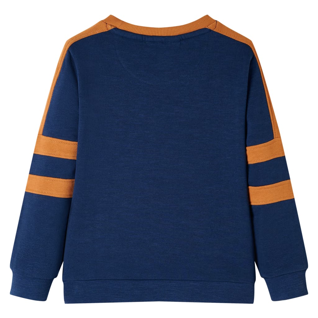 Sweatshirt enfant bleu indigo 104
