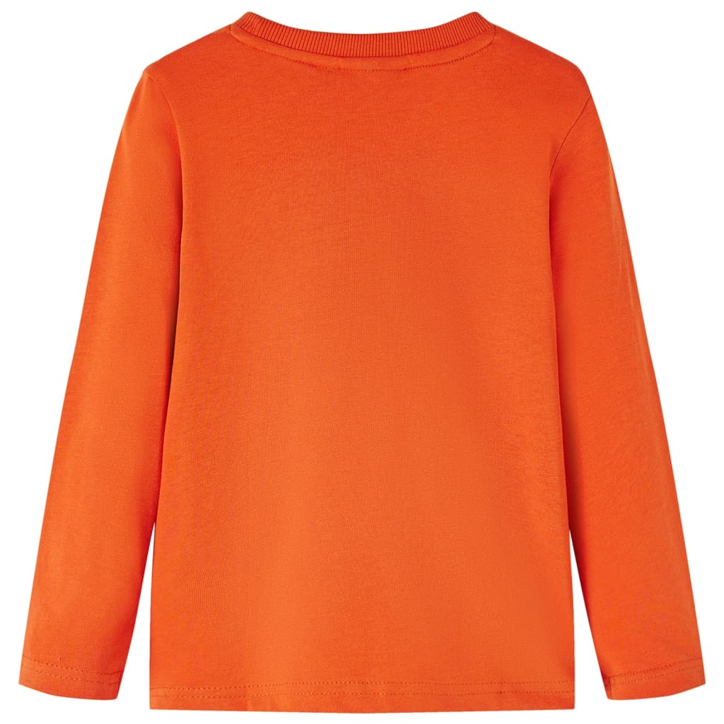T-shirt manches longues enfant orange 116