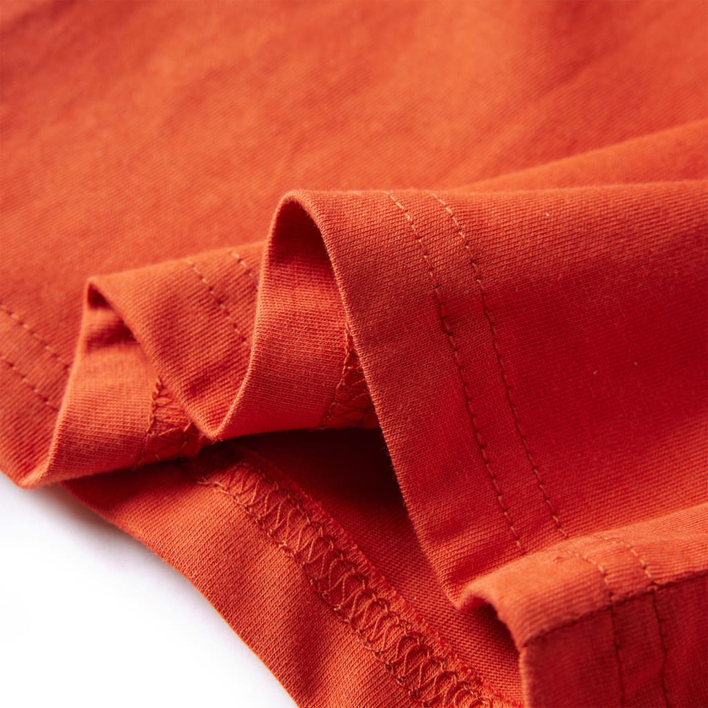 T-shirt manches longues enfant orange 116