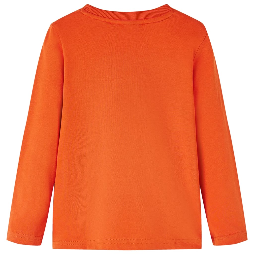 Kids' Long-Sleeve Shirt Orange 128