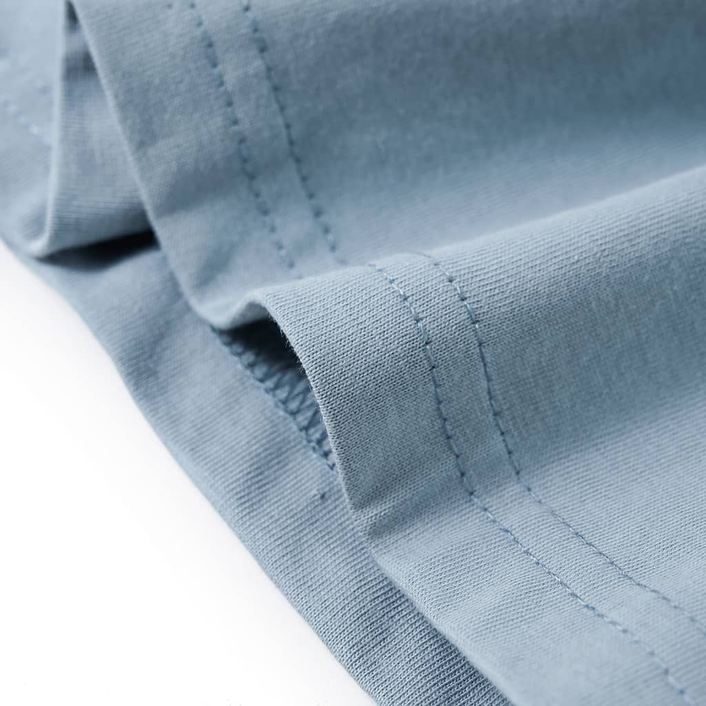 Kids' Long-Sleeved Shirt Light Blue 92