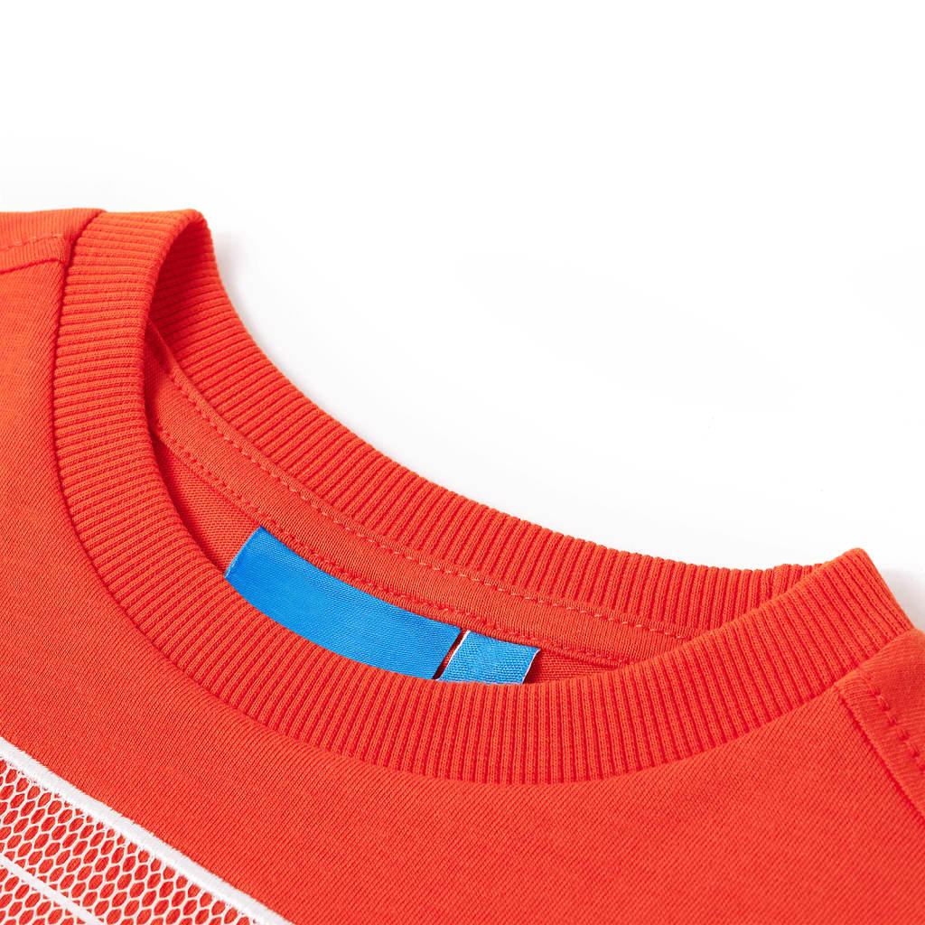 Kinder-Langarmshirt Hellorange 128