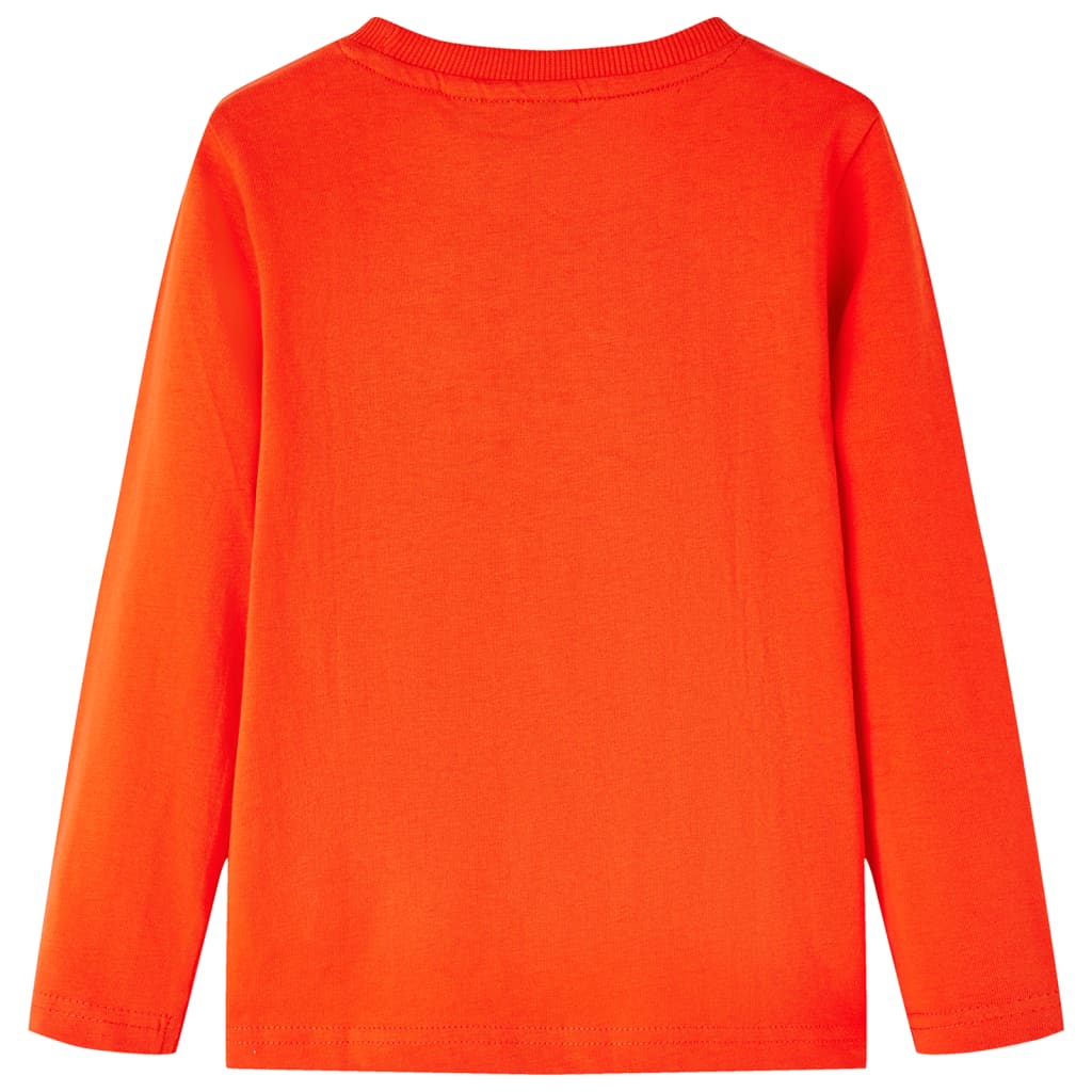 Children's Long-Sleeve Shirt Light Orange 116