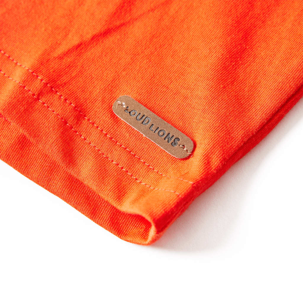 Children's Long-Sleeve Shirt Light Orange 116