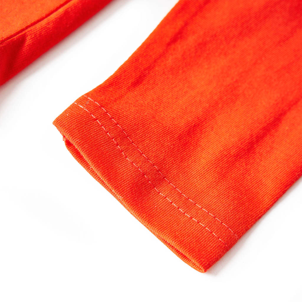 Children's Long-Sleeve Shirt Light Orange 116