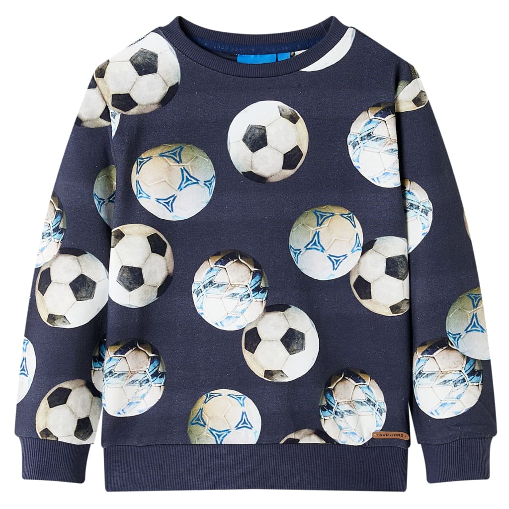 Sweat-shirt enfant bleu marine 104