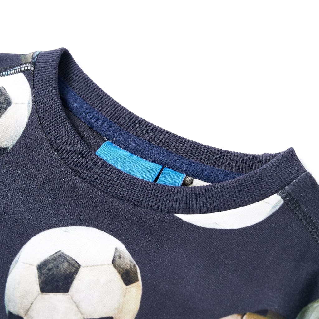 Sweat-shirt enfant bleu marine 104