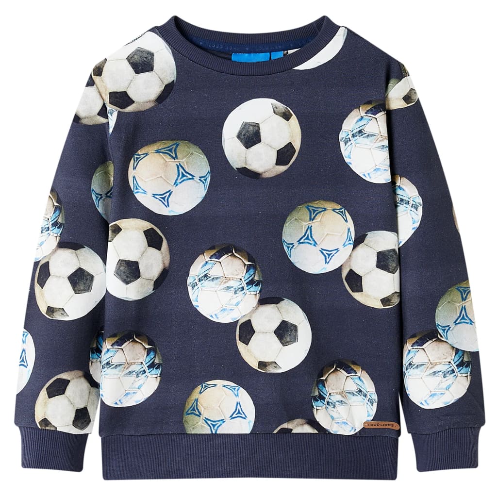 Sweatshirt enfant bleu marine 116