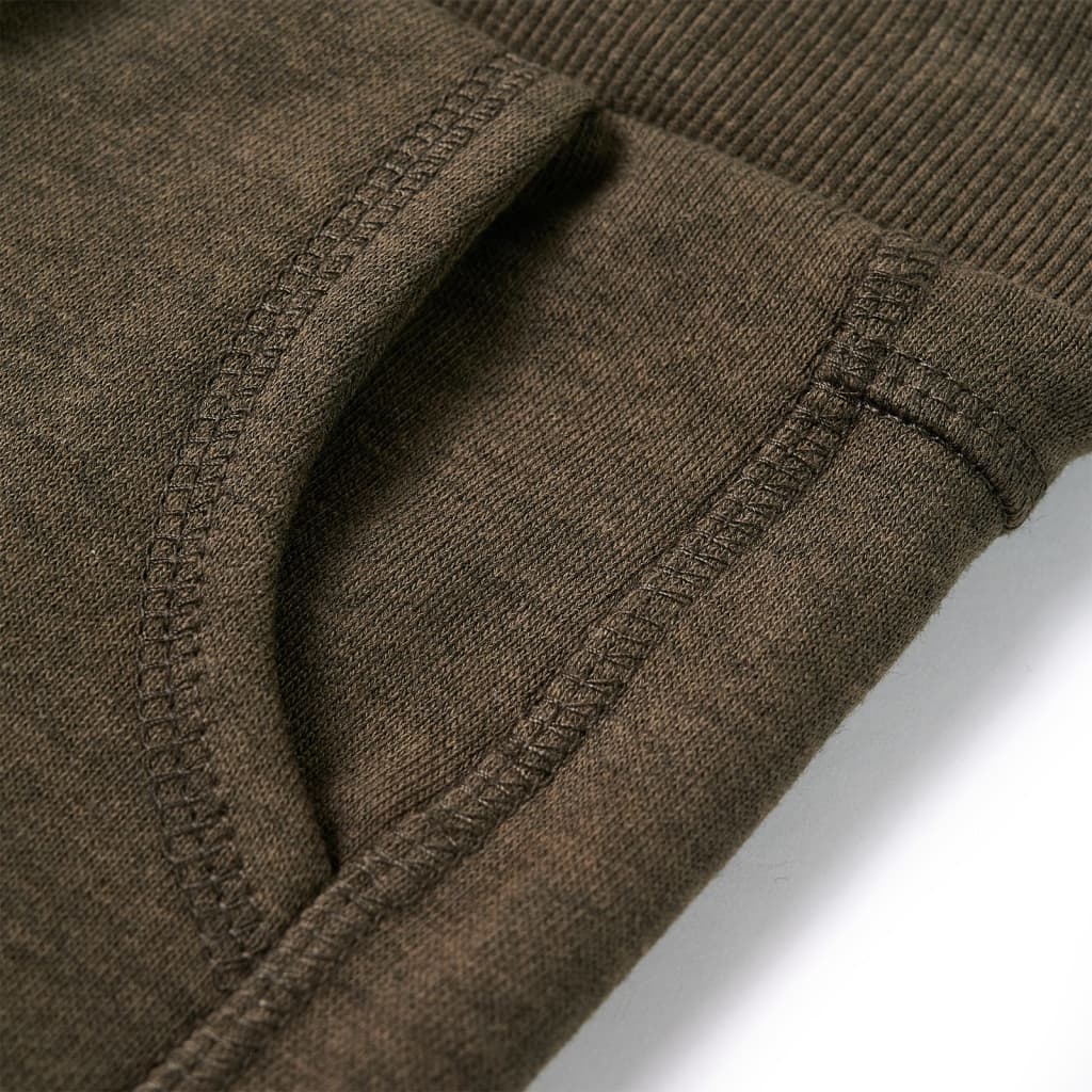 Kinder-Trainingshose Khaki Melange 104