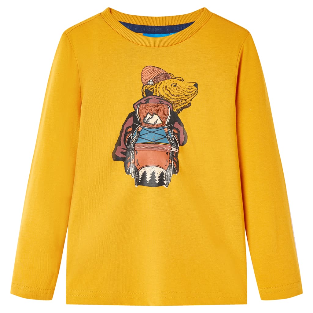T-shirt à manches longues pour enfant Ocre 104