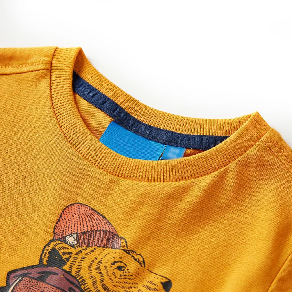 T-shirt à manches longues pour enfant Ocre 104