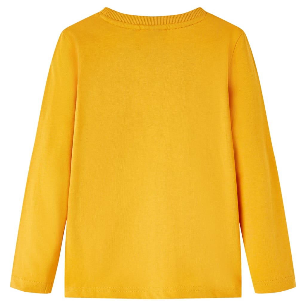 Children's Long-Sleeved Shirt Ochre 116