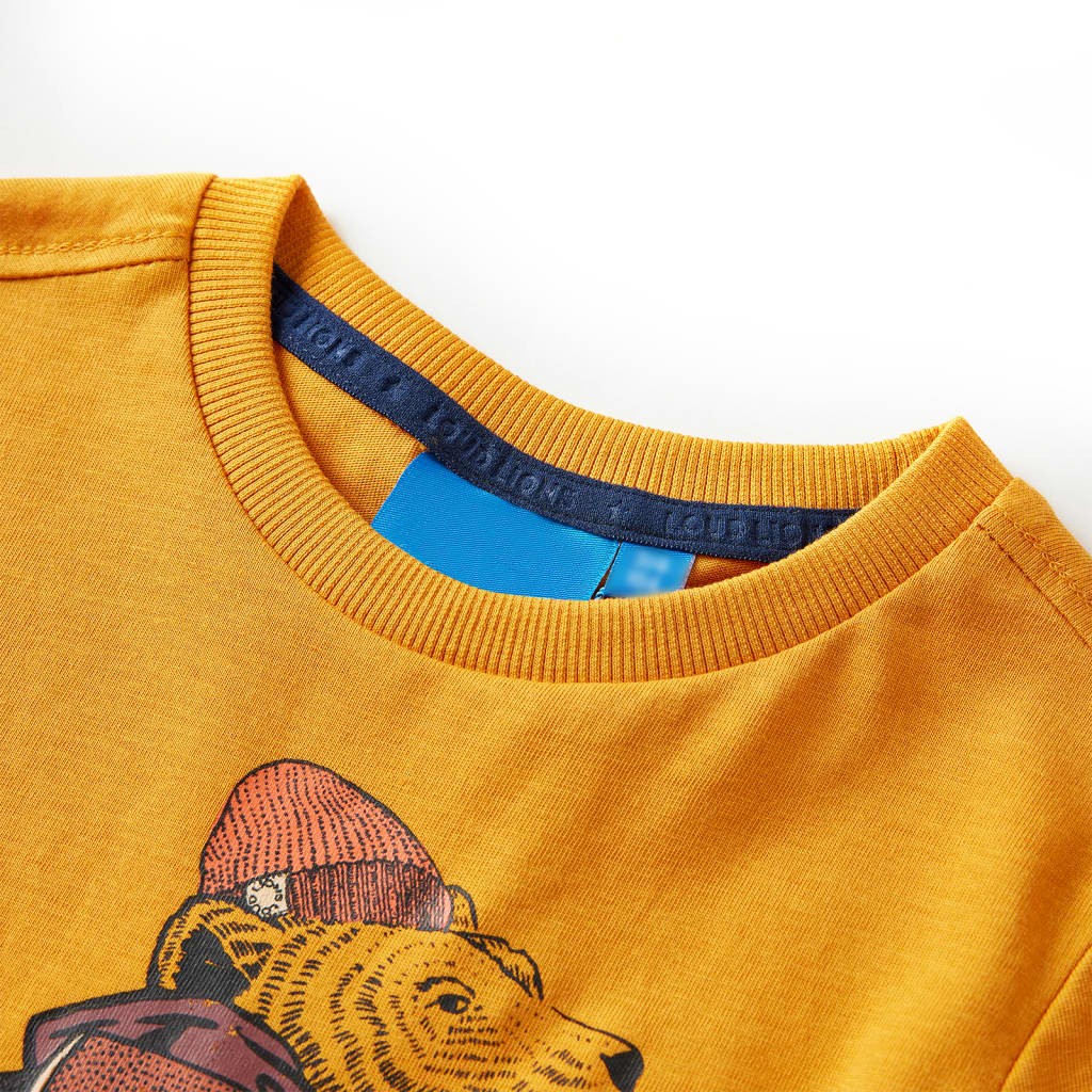 Children's Long-Sleeved Shirt Ochre 116
