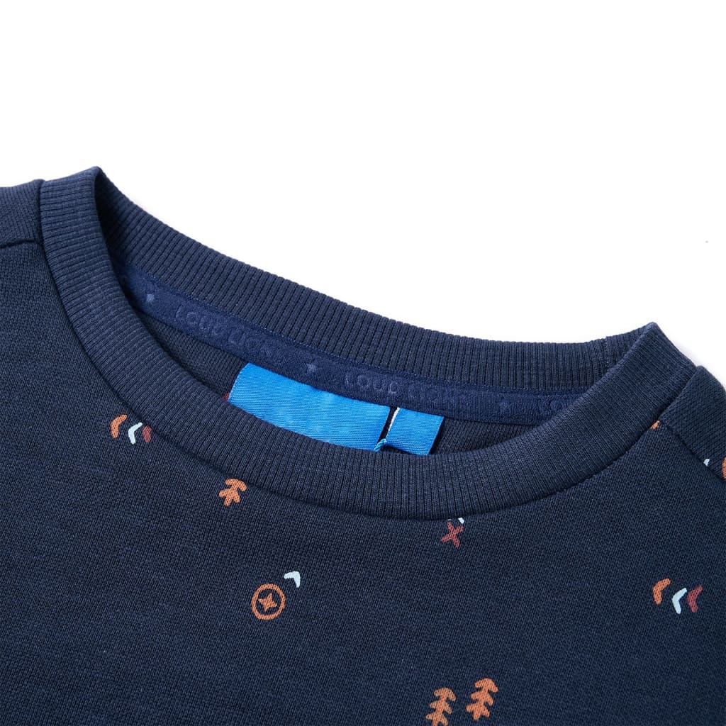 Sweat-shirt Enfant Bleu Marine Chiné 92