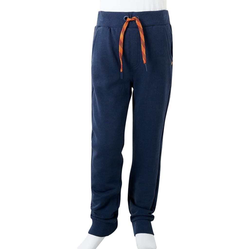 Kinder-Trainingshose Marineblau Melange 92