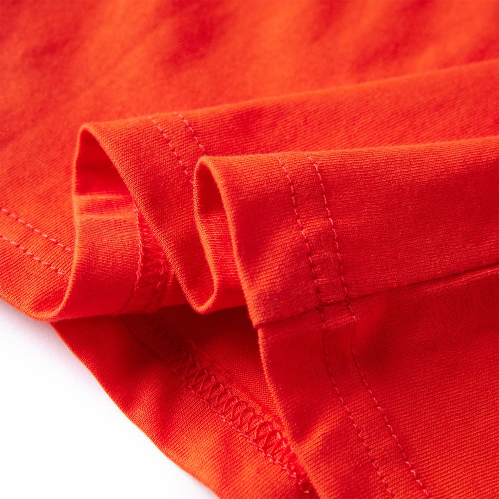 Kids' Long-Sleeved Shirt Light Orange 104
