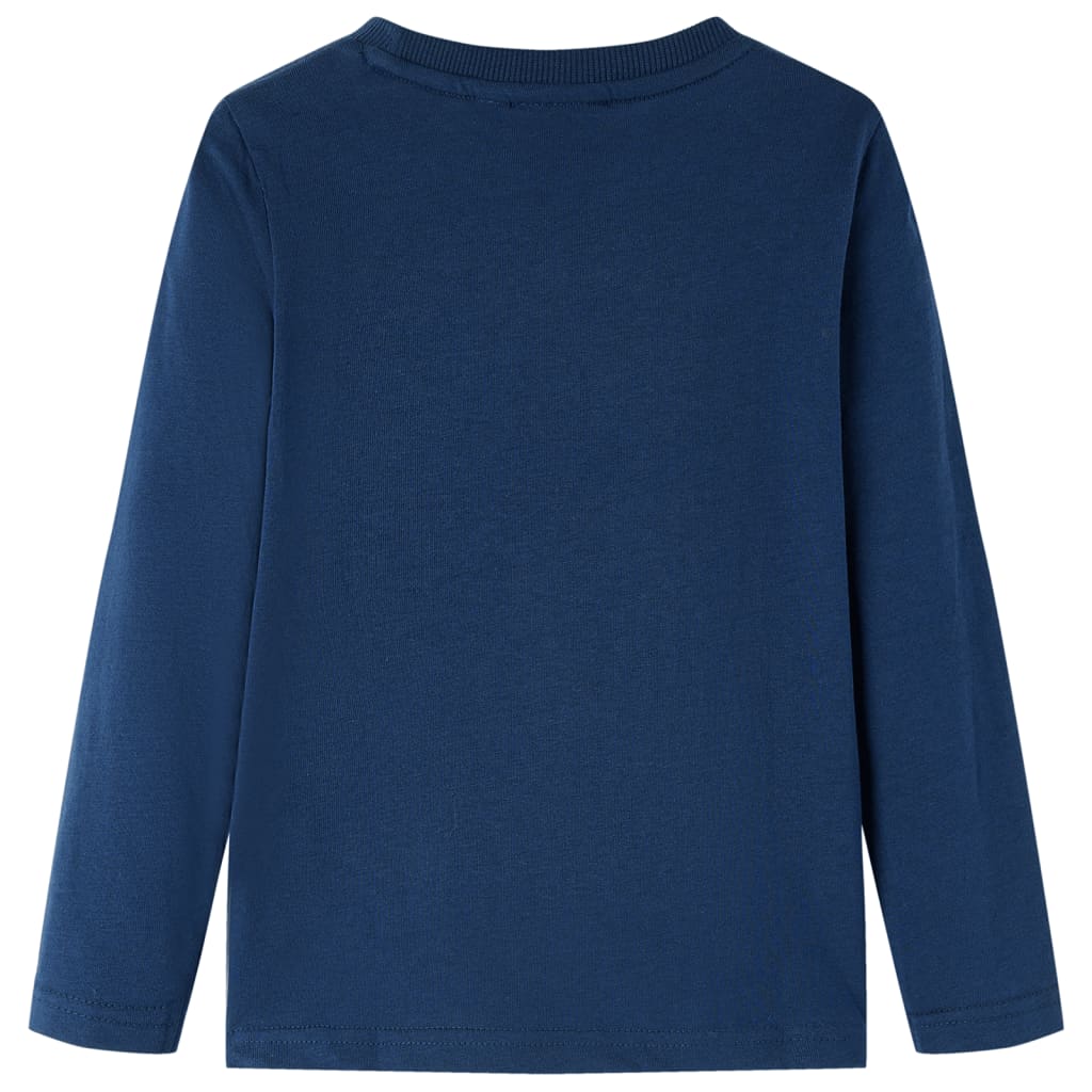 T-shirt manches longues enfant marine 104