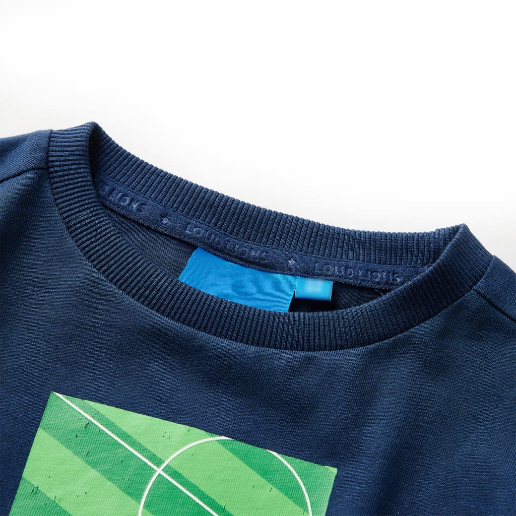 T-shirt manches longues enfant marine 104