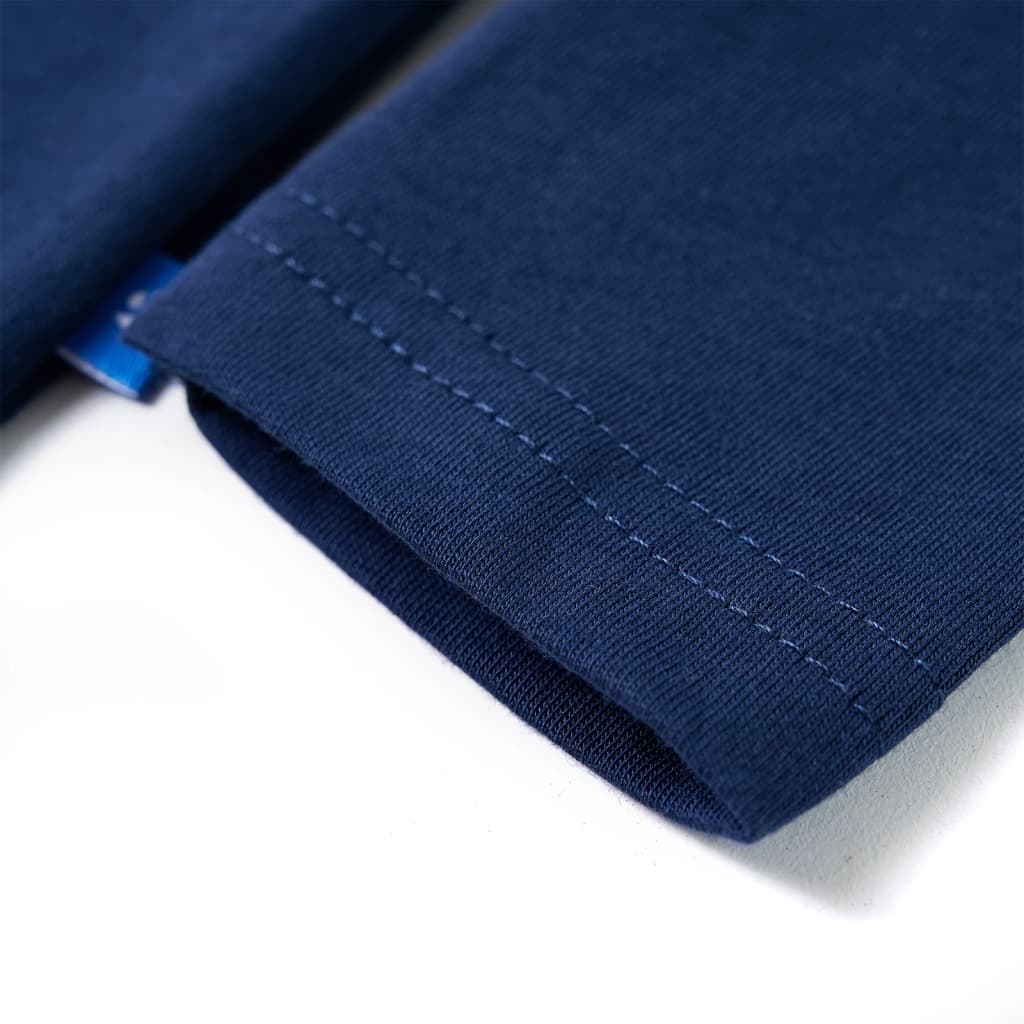 Kids' Long-Sleeve Shirt Navy Blue 116