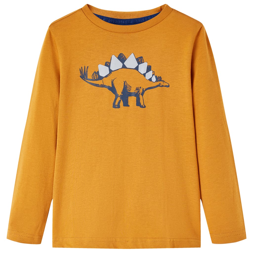Children's Long-Sleeve Shirt Dark Ochre 92