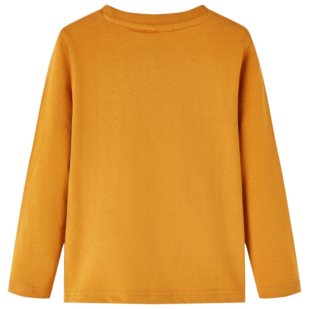 Children's Long-Sleeve Shirt Dark Ochre 92