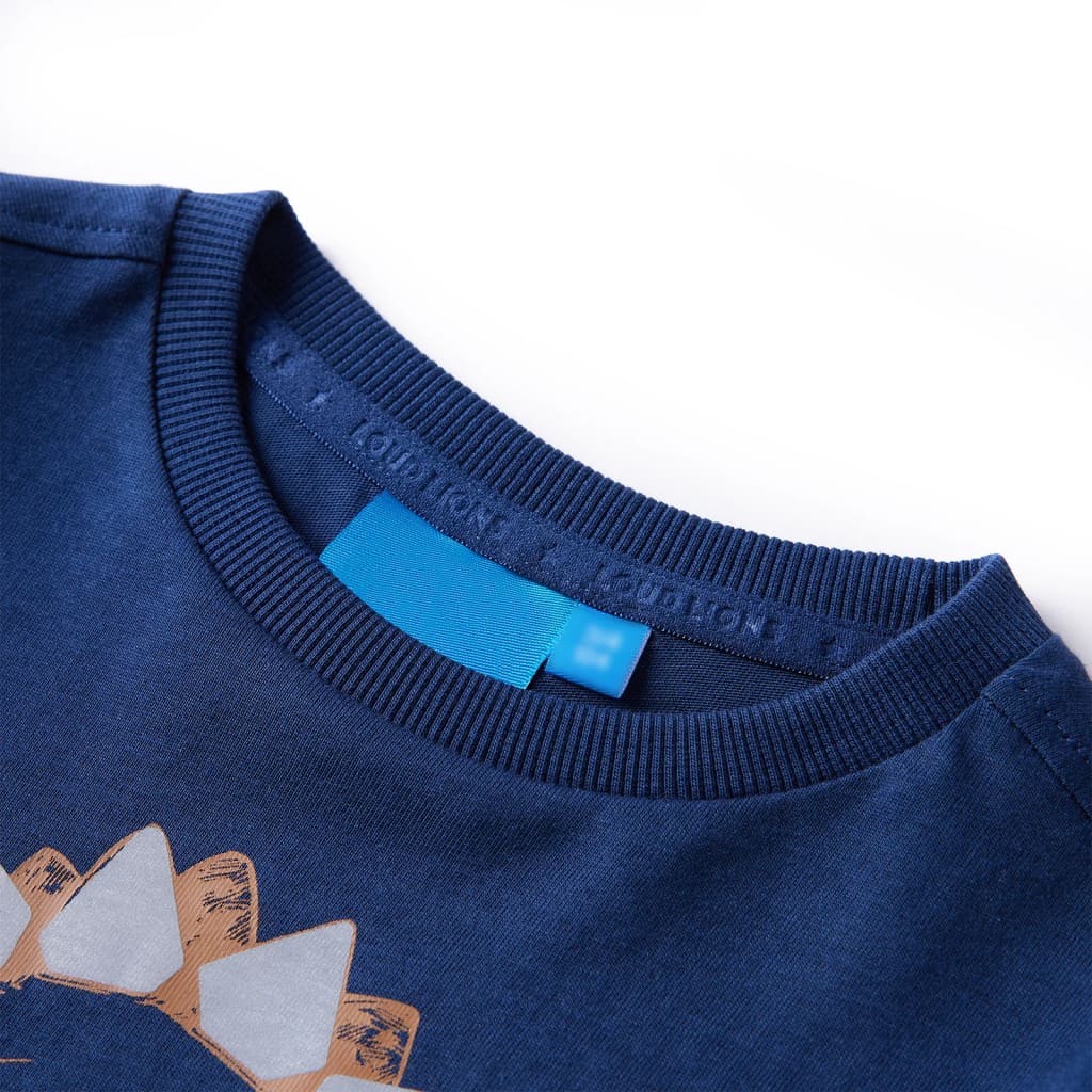 T-shirt manches longues enfant marine 104