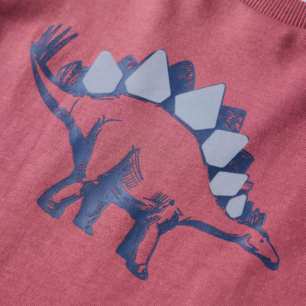 Kids' Long-Sleeved Shirt Dark Red 104