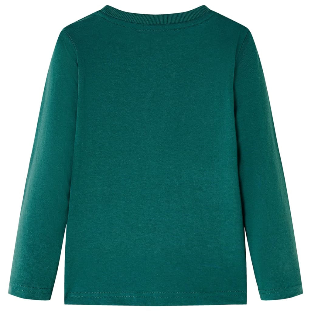 T-shirt manches longues enfant vert 116