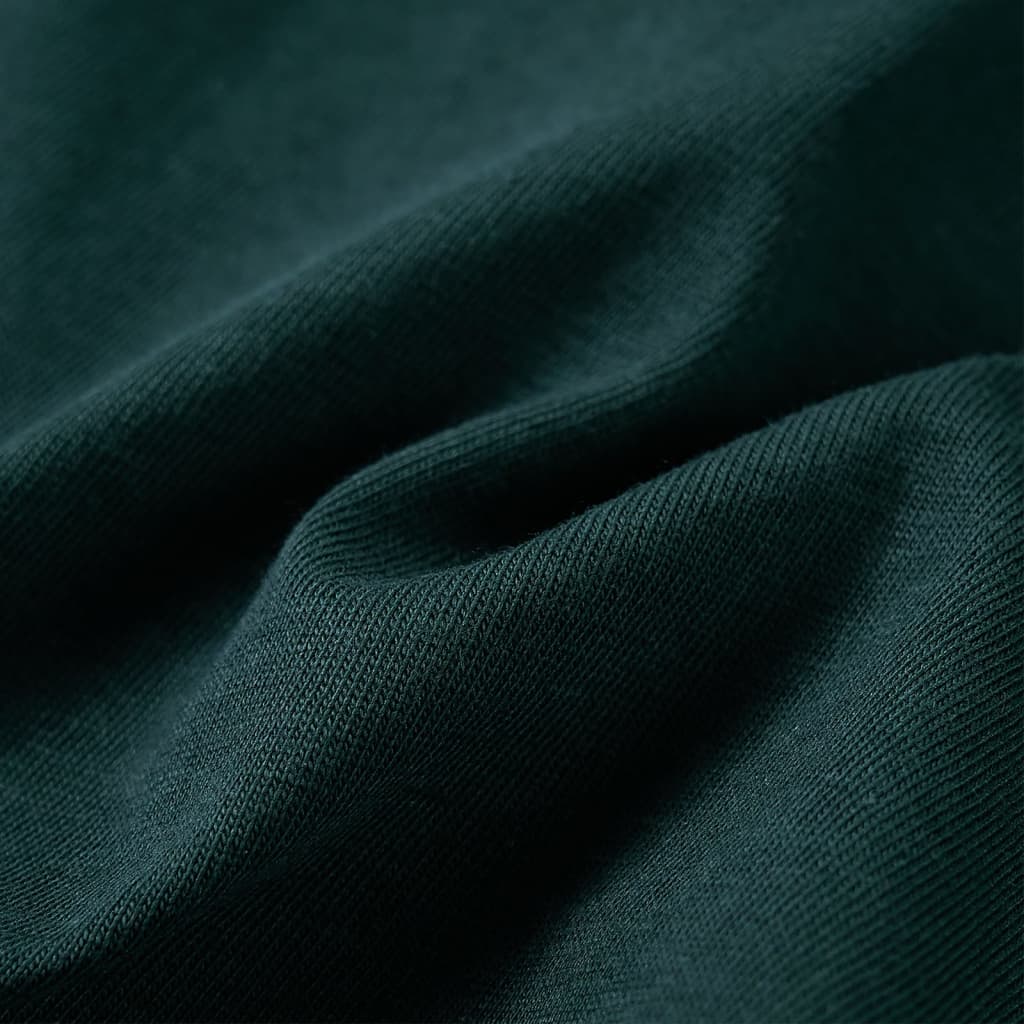 Kids' Long-Sleeved Shirt Dark Green 104