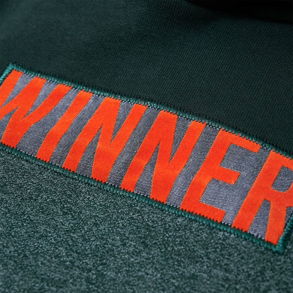 Sweat à capuche enfant Vert foncé 116