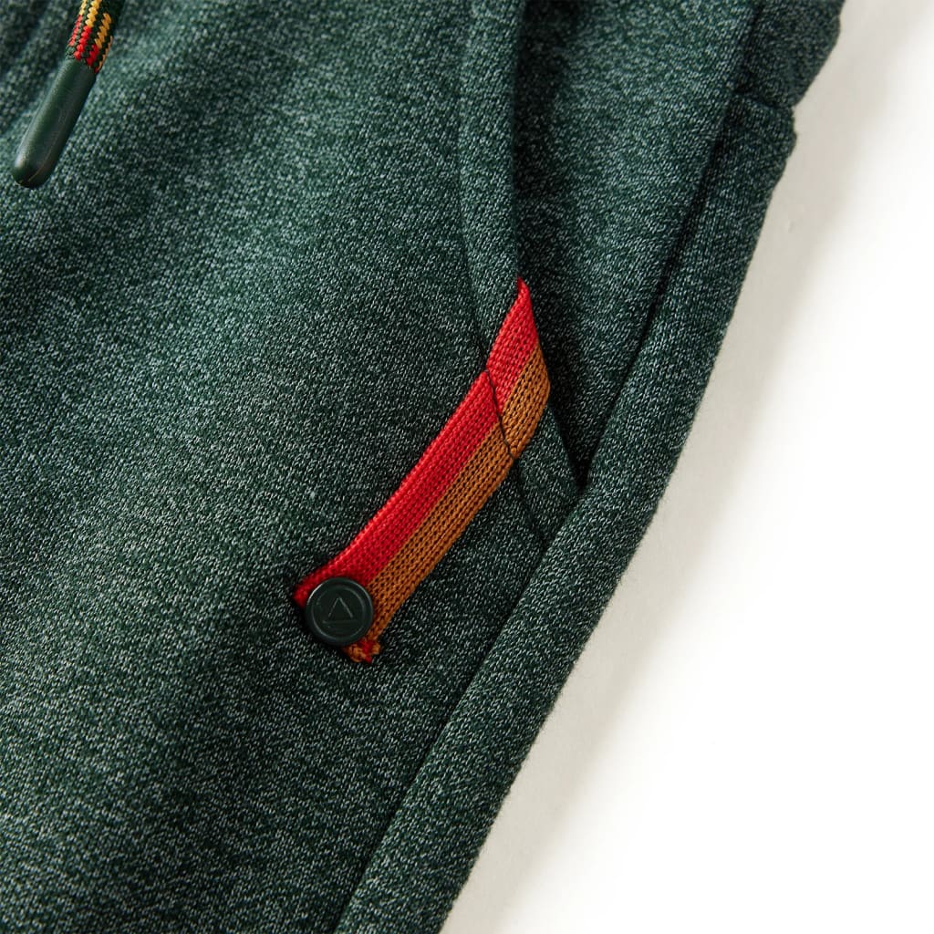 Pantalon d'entraînement enfant vert foncé 92
