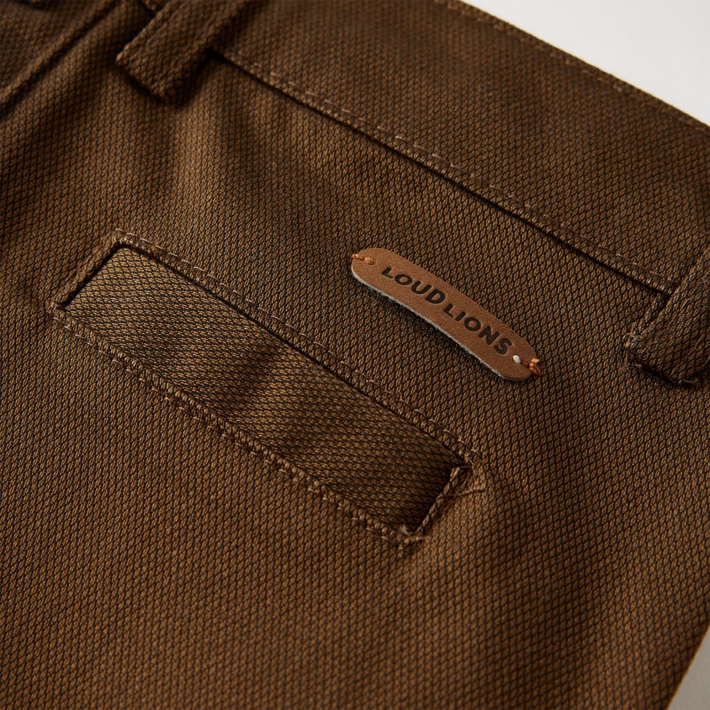 Pantalon enfant cognac 104